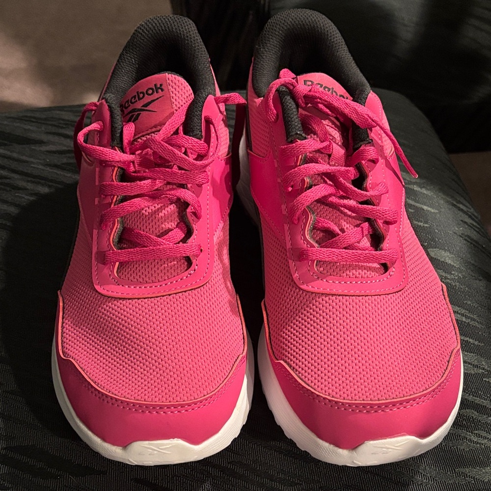 Reebok Fuchsia Sneakers with Black Trim Size 9